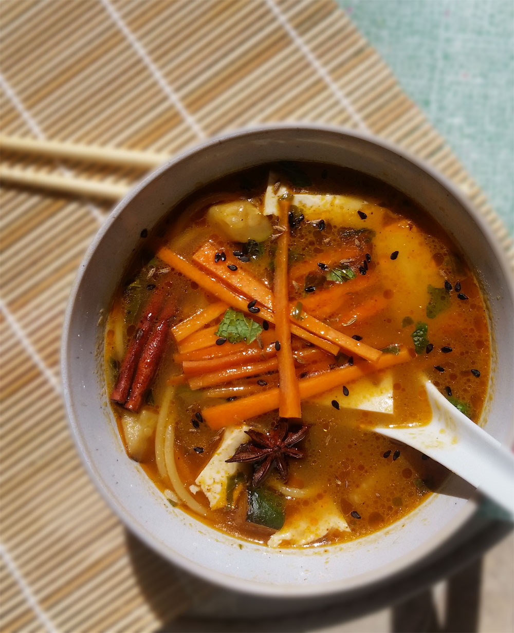 Vegan Vietnamese Pho Soup